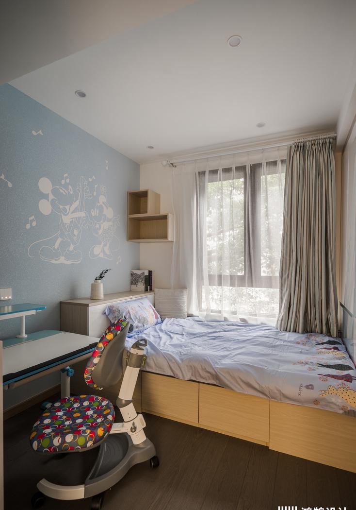 上海老弄堂情怀家居,绿色墨韵温馨一家三口-31