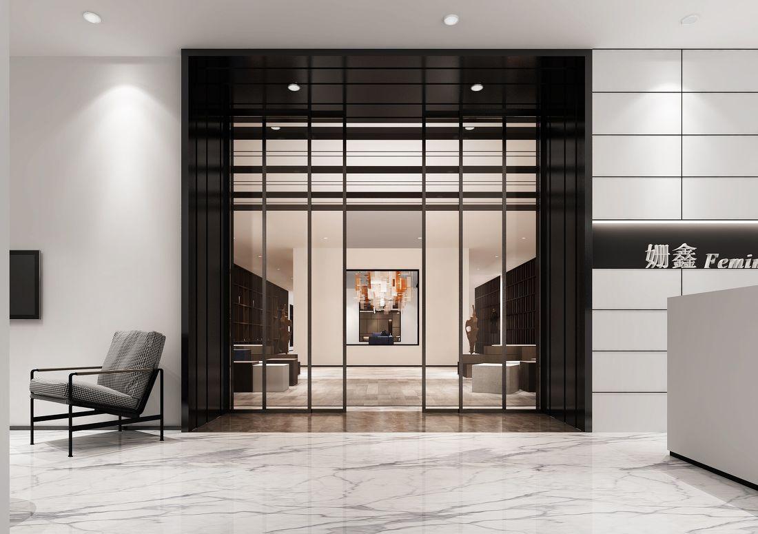 南昌 Feminine 服装展厅馆——现代简约风格打造舒适空间-12