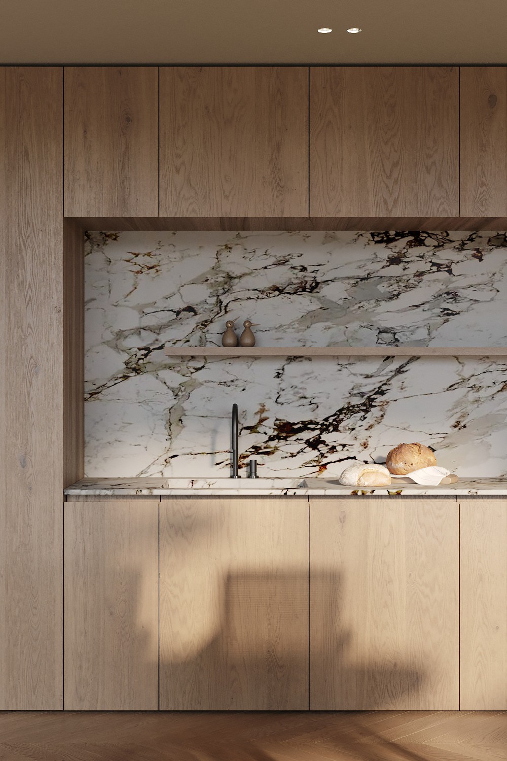 90㎡简约风住宅设计 超优雅 超有气质！-7