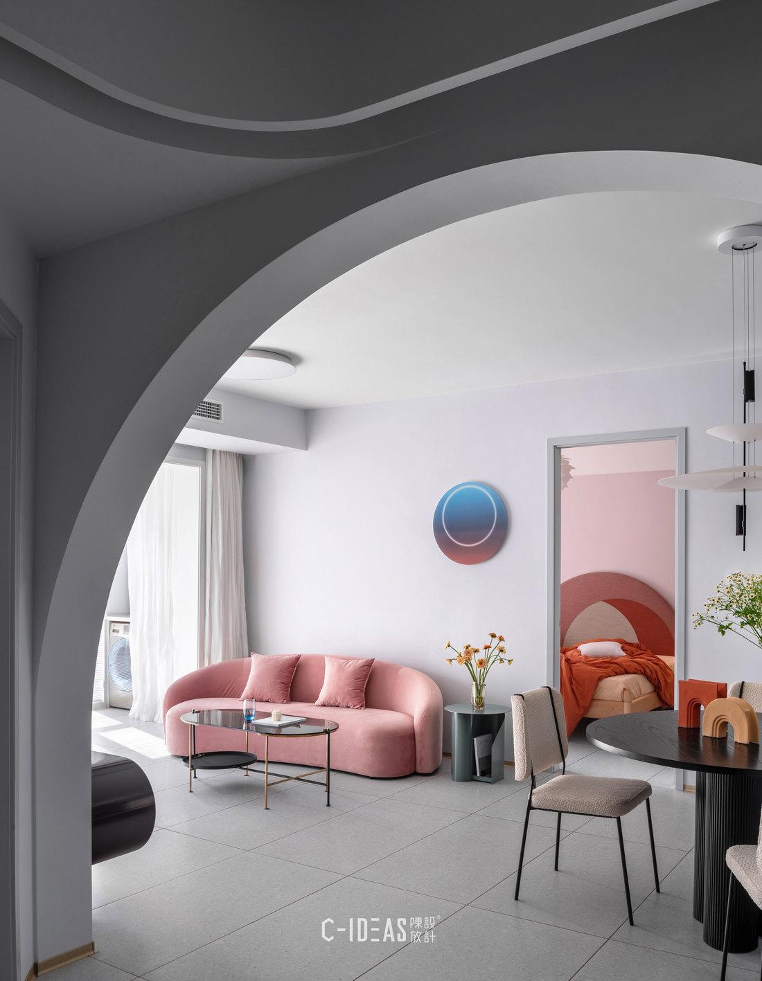 梦幻色彩的平层空间设计丨中国武汉丨武汉陈放设计-10