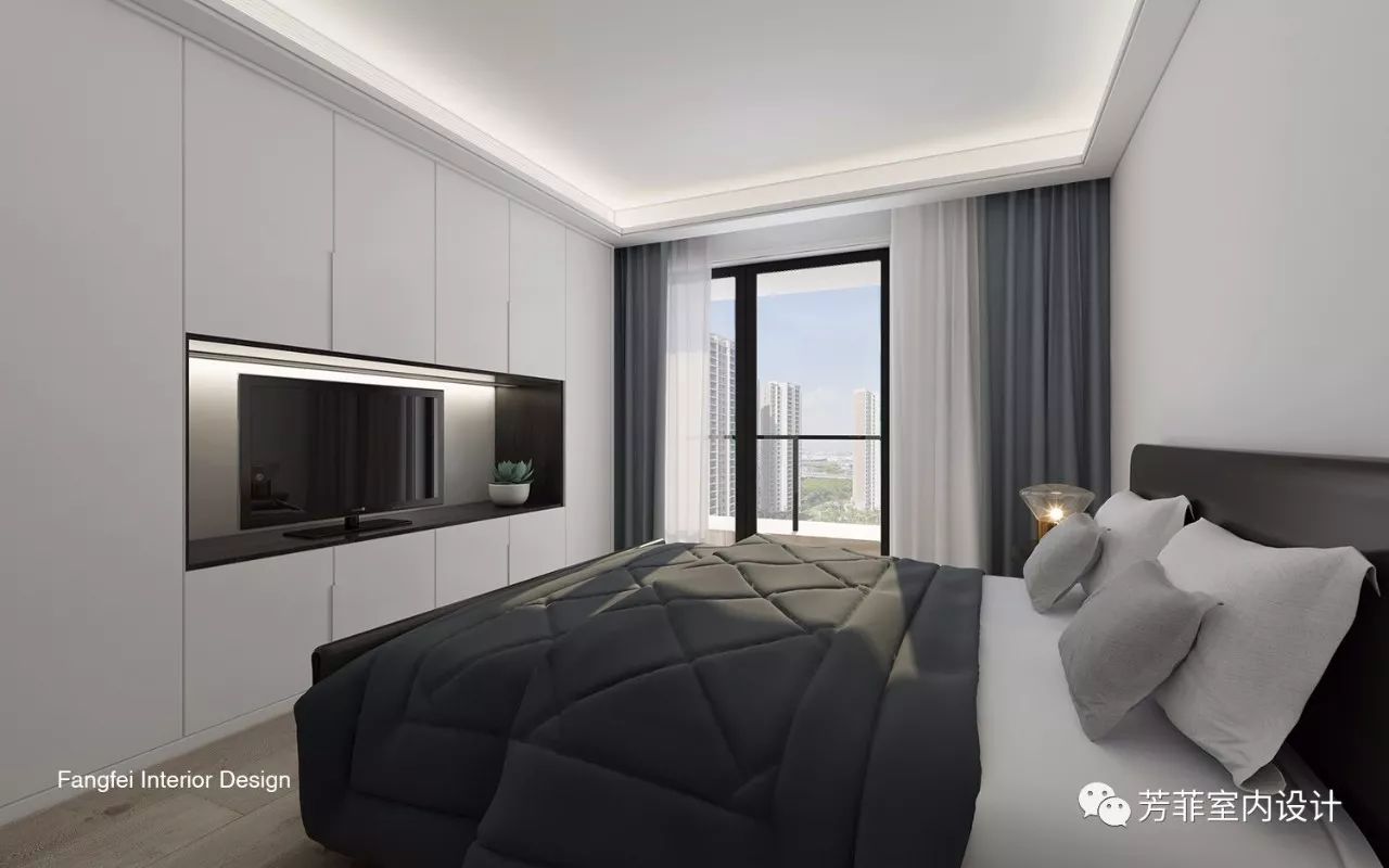 芳菲设计新作 | 绍兴黑白灰家居,诠释自由舒适生活-41