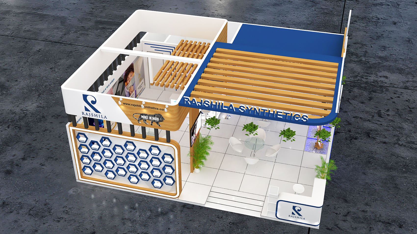 Rajshila Synthatics 10x9-10