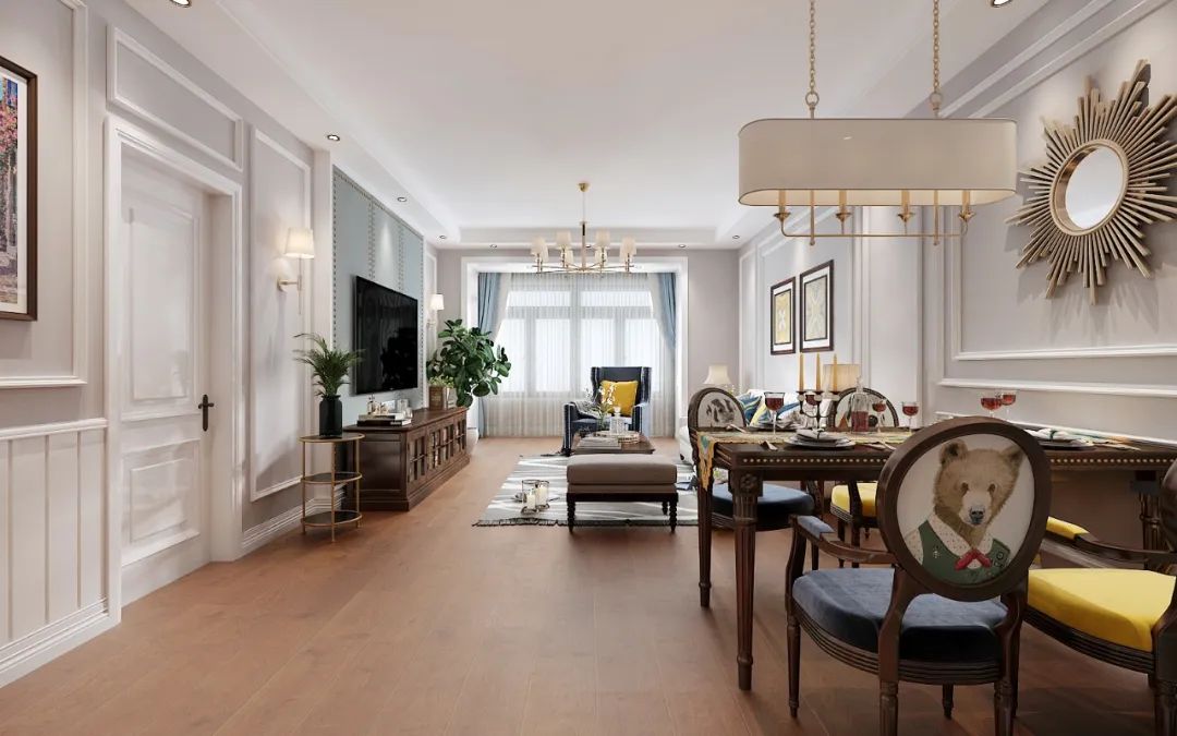 158㎡美式新家,温馨浪漫全家满意-31