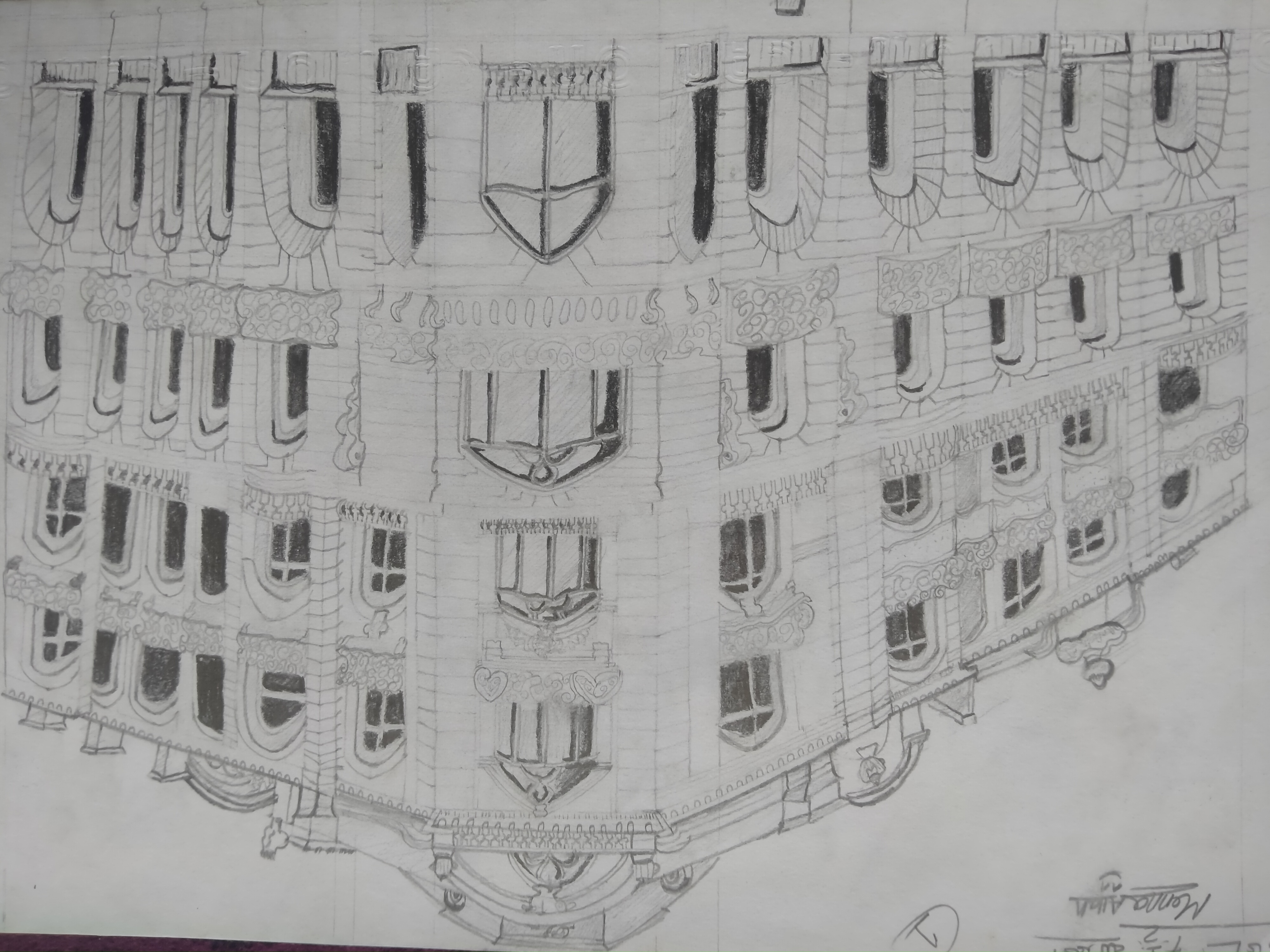 landmark hand sketch-10