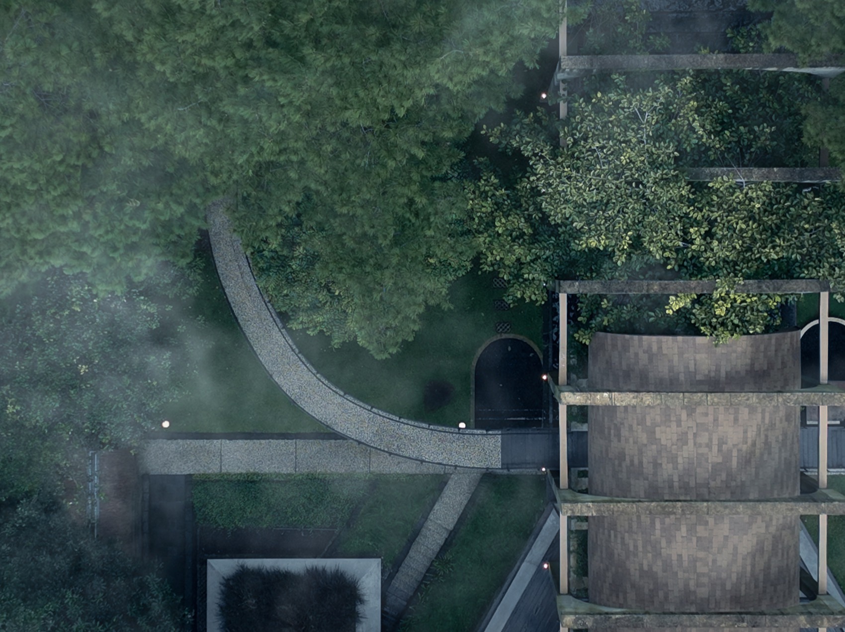 圣殿隧道花园丨印度丨RAD+AR-11