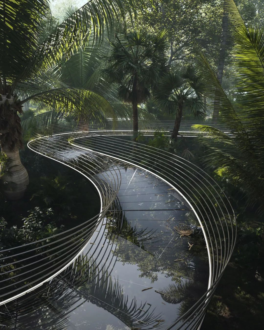 生态飘带景观桥丨澳大利亚堪培拉丨CX landscape-50