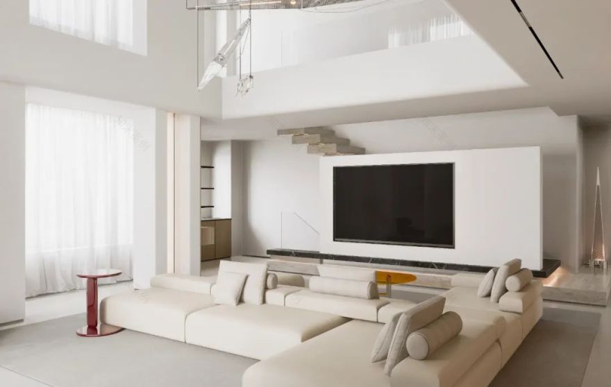 阳光紫郡 · 浪漫轻奢的玻璃糖块空间丨中国成都丨集辰创意空间设计-26