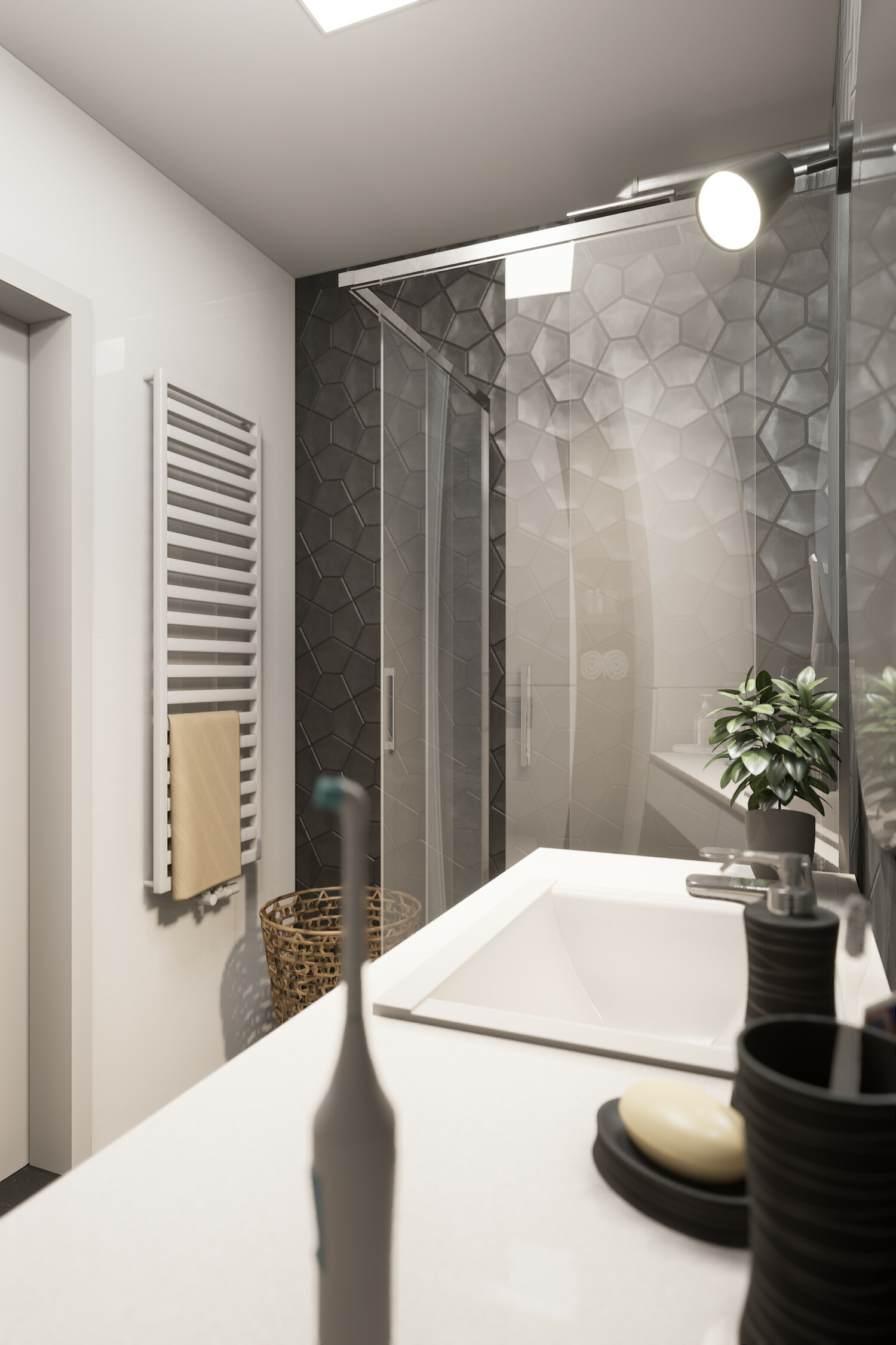 Small Area Bath Room Design-7