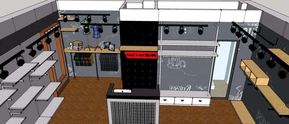 潮流童装店的时尚设计-0