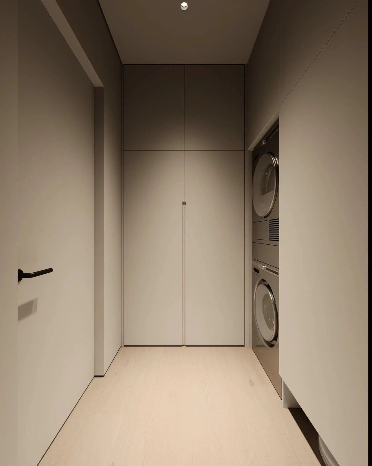 原木系奶油风极简空间loft公寓设计丨URSA STUDIO-83