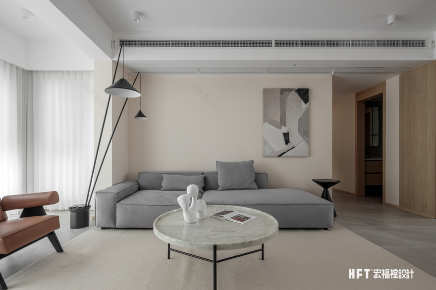 成都 140㎡现代简约四室二厅设计丨中国成都丨成都宏福樘设计-19