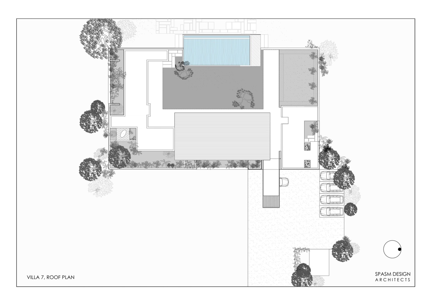 双胞胎别墅 | 红土墙与芒果树的庭院式家园-85