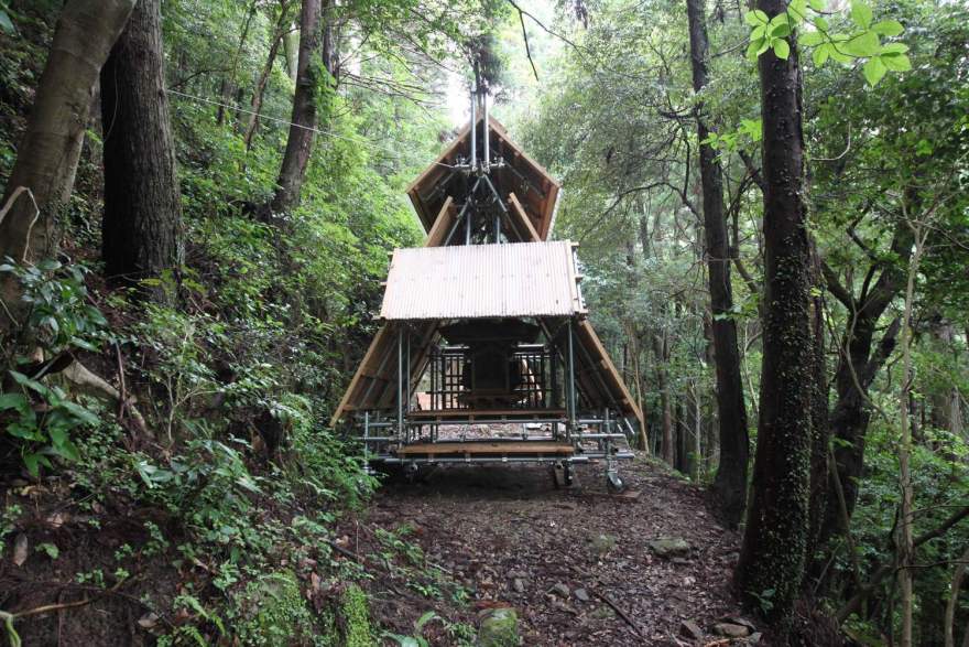 日本便携式神社设计,巧妙解决场地限制-17