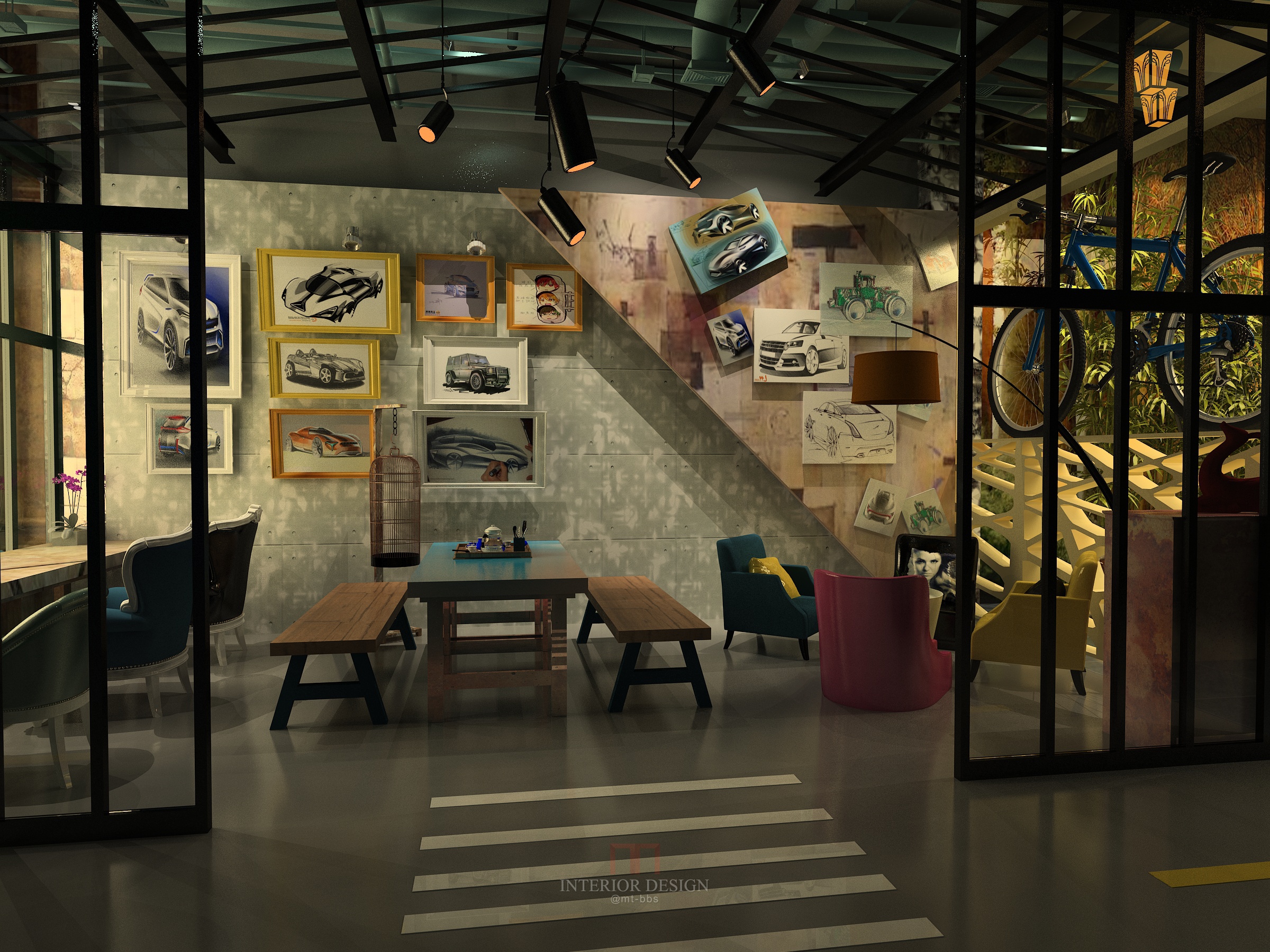 汽车主题咖啡厅-11