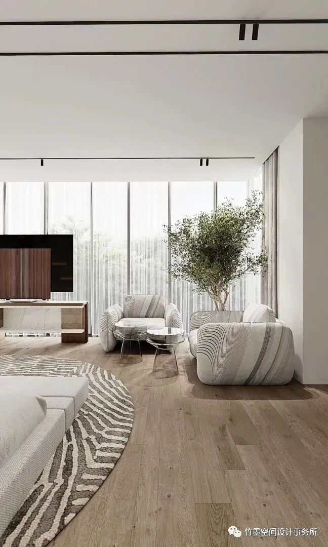 灰色艺术,简约奢华的完美融合丨竹墨空间设计事务所-21