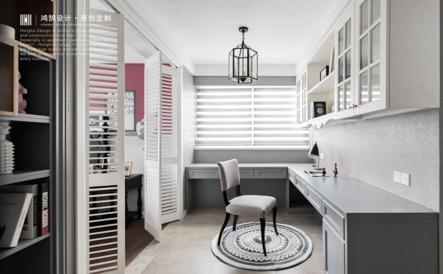 花漾轻奢美式,兼顾功能与美感的 140㎡四口之家-24