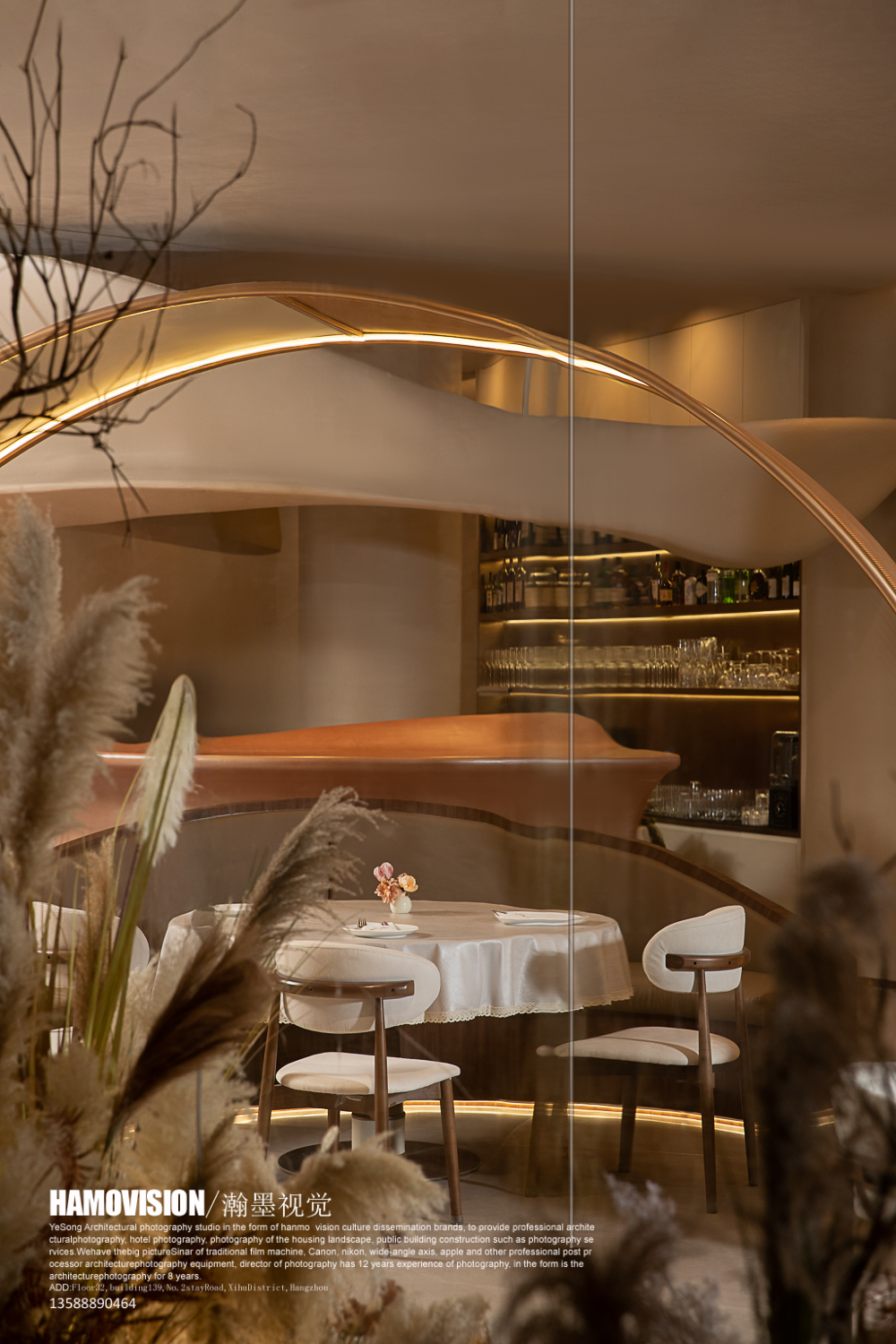 环球首发！×餐厅空间·有家餐厅·壹高|袁杰设计：引自然入室，绘沙海繁花之境-51