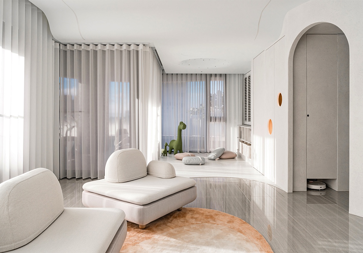 蓝天白云触手可及 顶层亲子公寓-19