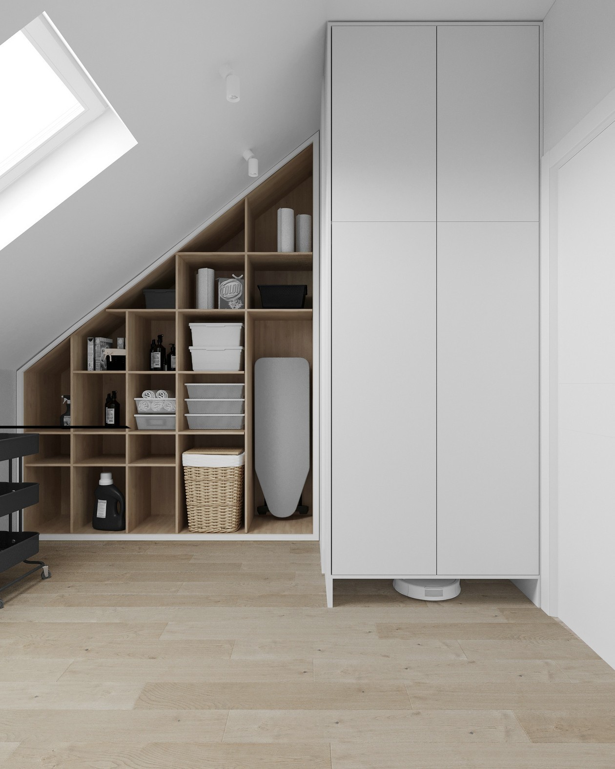 乌克兰 255㎡浅色系住宅设计-31