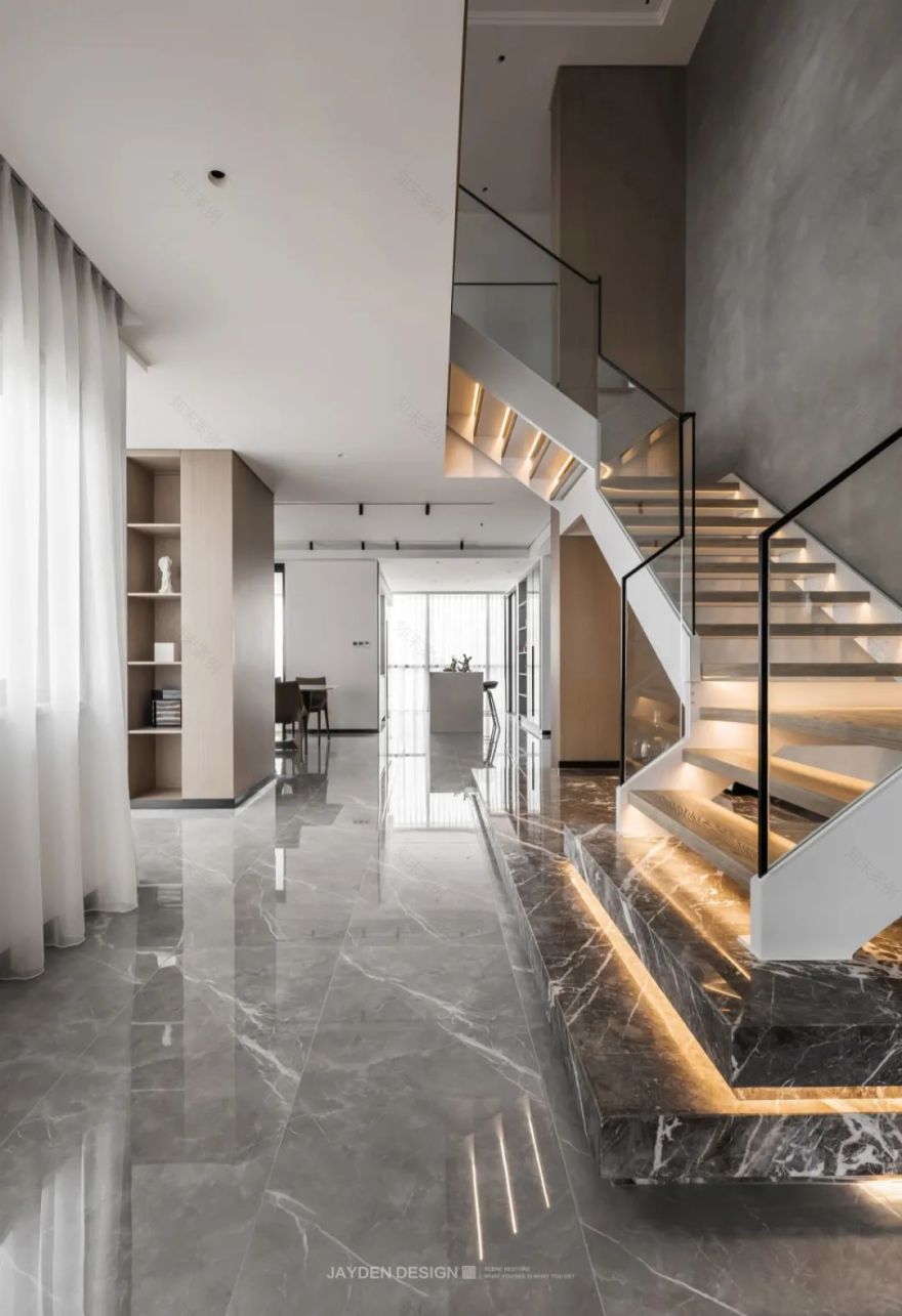 简狄实景案例|《光影之境》|双客厅+三面落地窗,凌空而居,不亦乐乎。-106