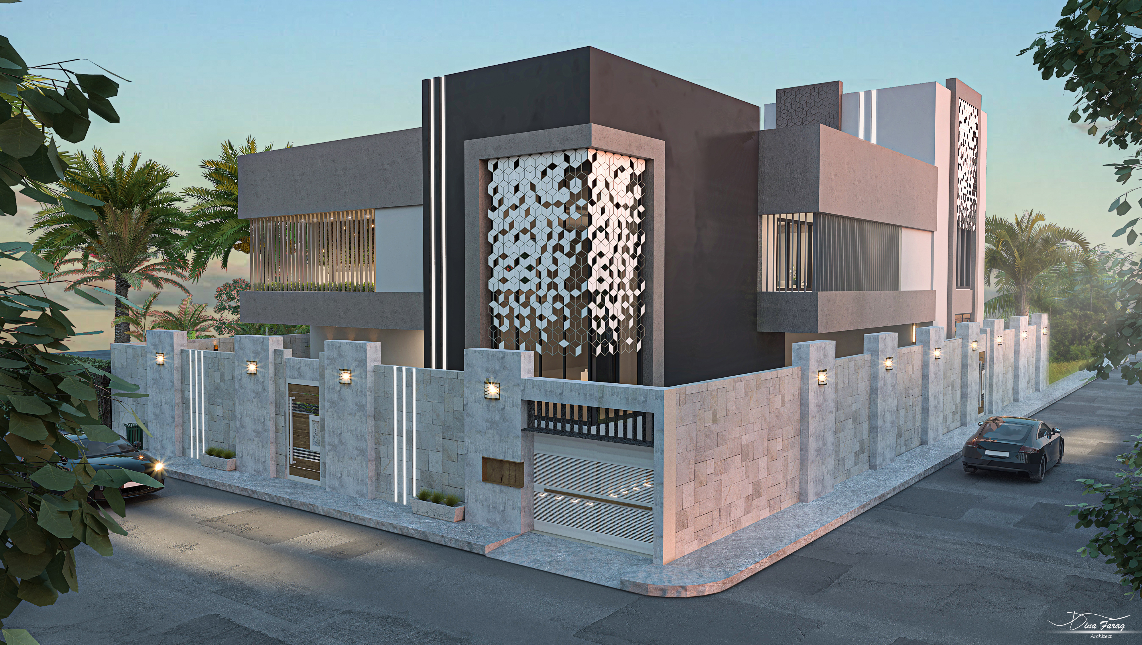 私人别墅丨也门丨DINA FARAG-100