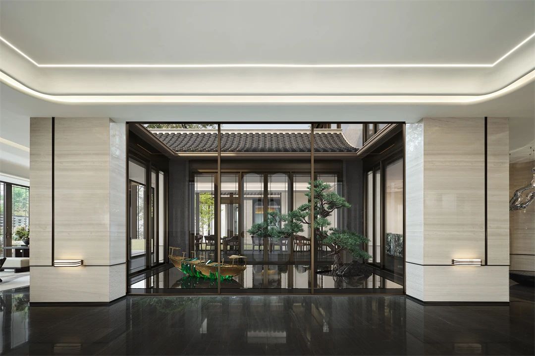 江畔云墅售楼处丨中国台州丨郑仕樑室内设计(苏州)有限公司-7