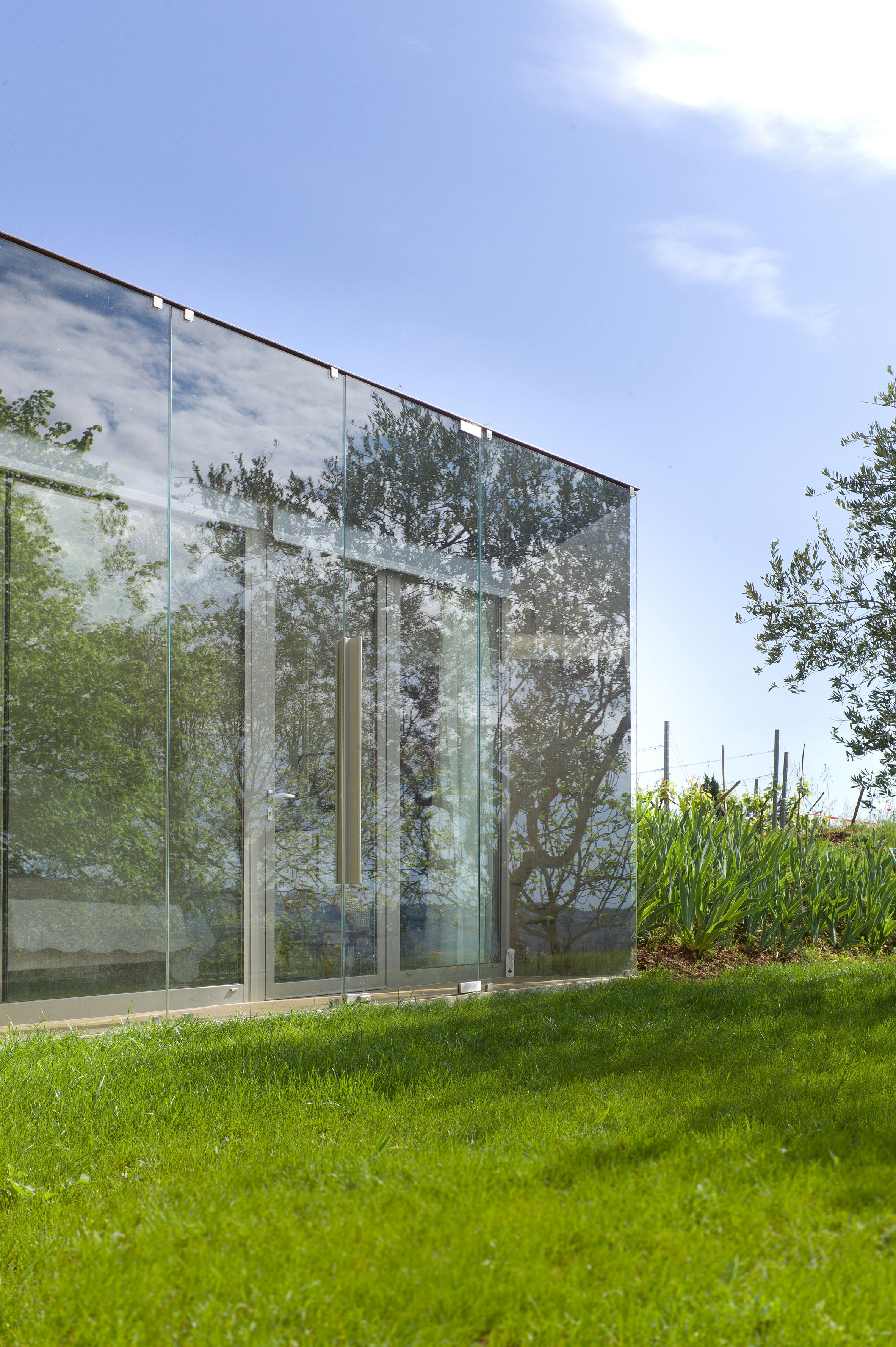 Ellena Mehl Architects disguises Provençal extension with grass roof-8