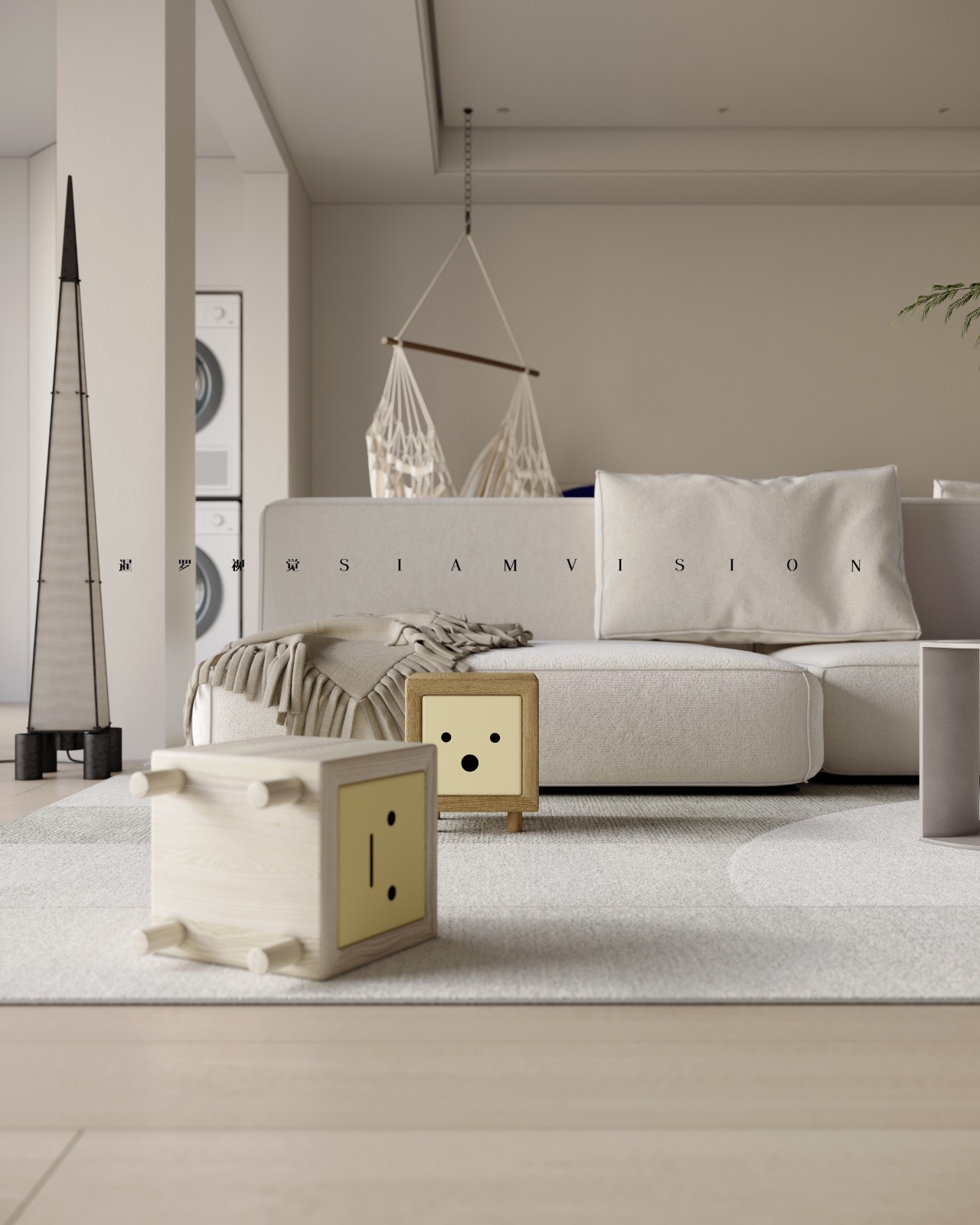 克莱因蓝与奶油色的碰撞-9