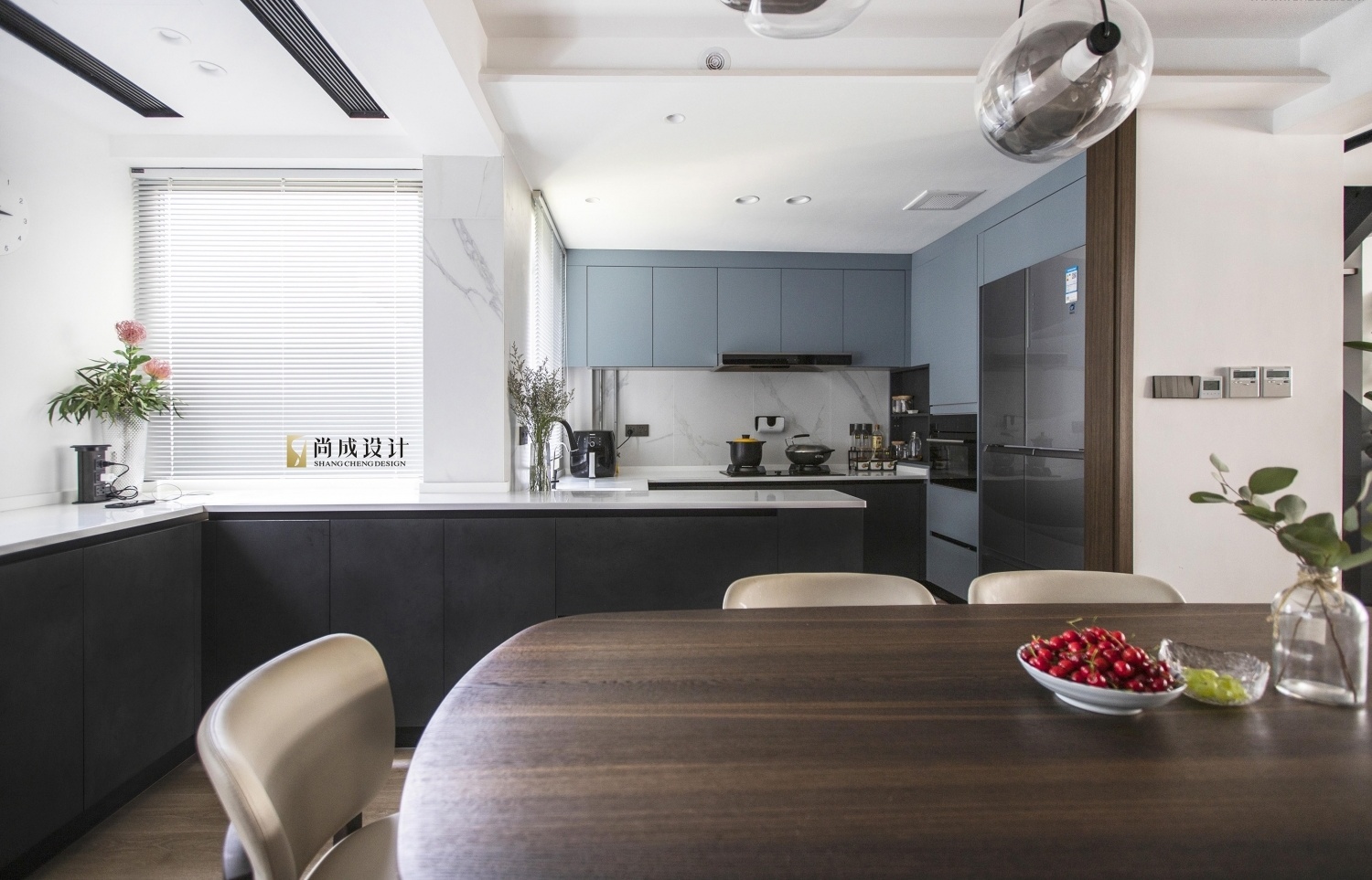 尚成设计 | 260㎡空中别墅的极致生活美学-51