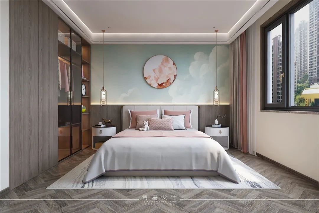 万科高新华府现代新中式底跃别墅丨青马别墅空间设计-58