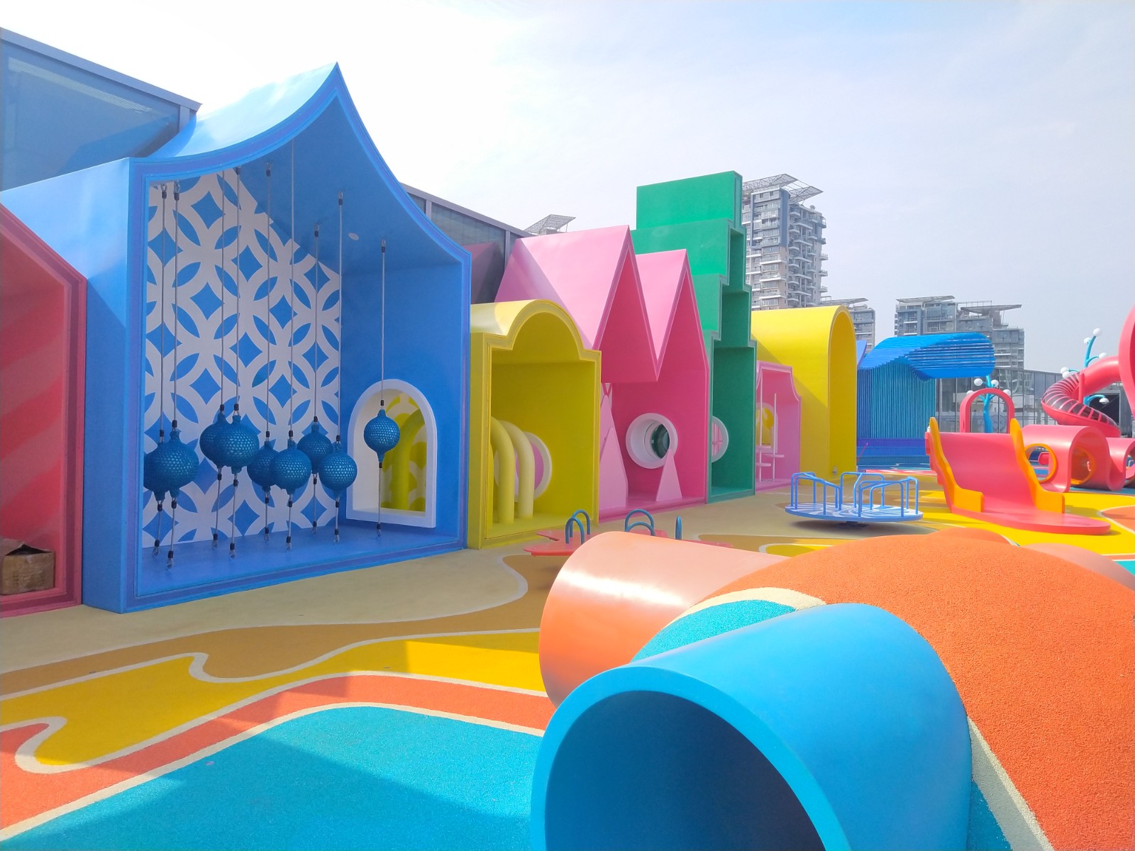 深圳汇港二期无动力设备儿童亲子乐园丨中国深圳-21