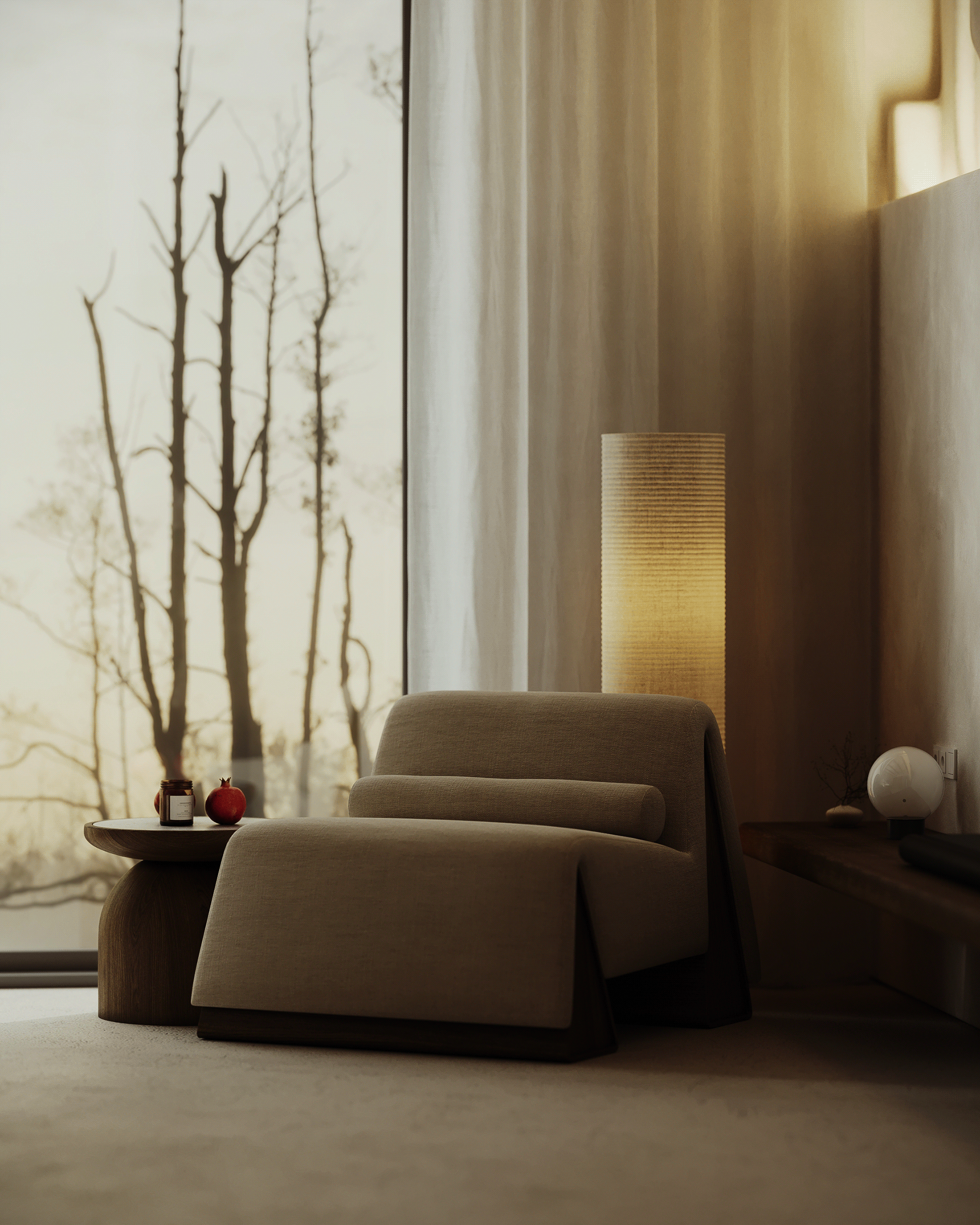 纯净生活卧室丨Osama Mohamed-9