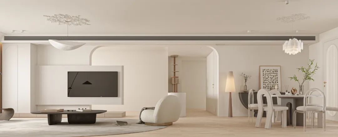 149m²极简奶油风家居空间设计丨中国长沙丨周笙笙全案设计工作室-13