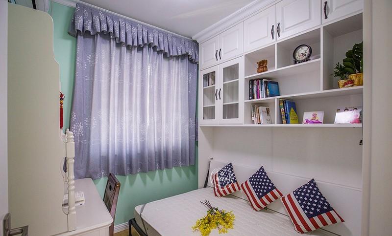 120㎡现代美式小三房,清新舒适高颜值!-10