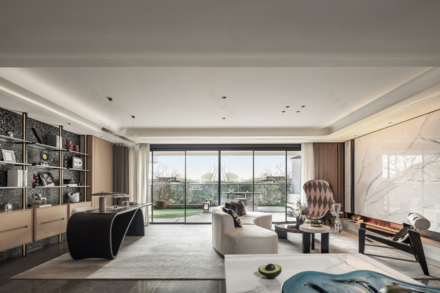 孝感九烨鼎观如院小区大堂,样板间丨中国孝感丨太谷形上-26