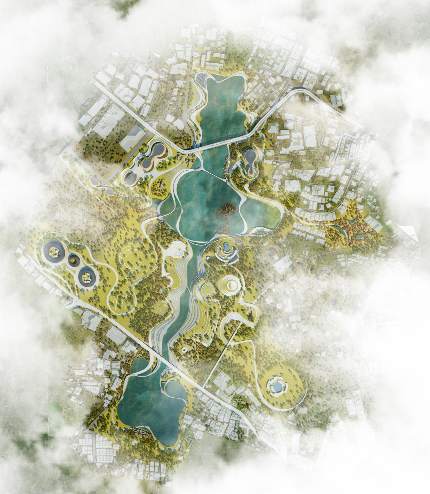 杜尔甘切鲁湖更新,海得拉巴丨Studio Symbiosis-26