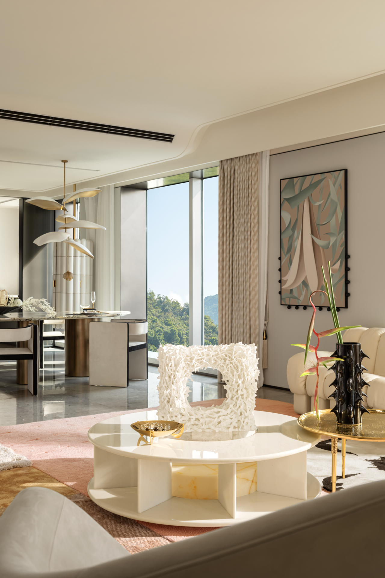 中信金沙湾伴山壹号C户型样板房丨中国深圳丨元禾大千(软装),纳沃设计NNS Design(硬装)-49