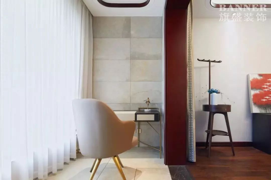 新中式家装典范 | 西安海德堡 310㎡空间设计-84