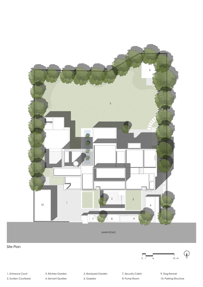 三代同堂的和谐空间——印度 Shaila Patel House-37