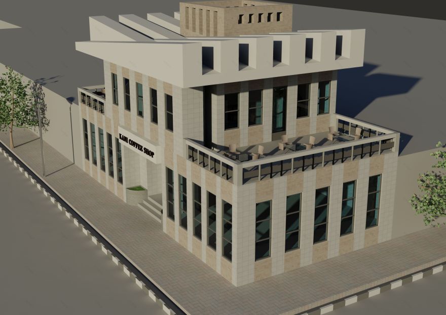 项目完整的咖啡馆建筑设计方案-20