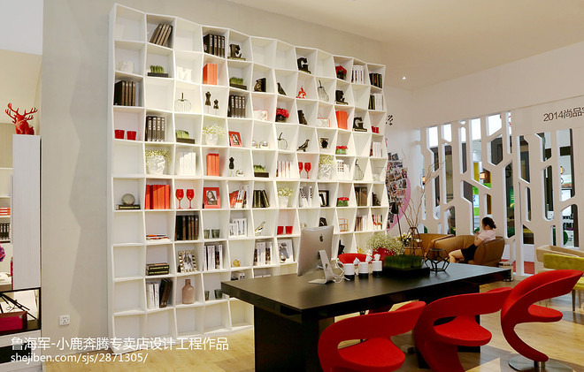 39万元商业展示362平米装修案例-14