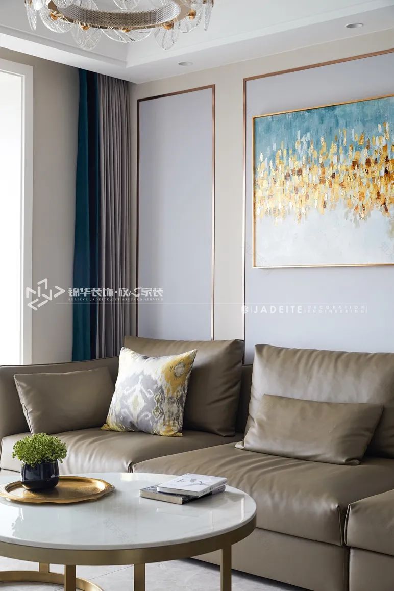第一国际 116㎡现代轻奢空间设计丨锦华装饰-0