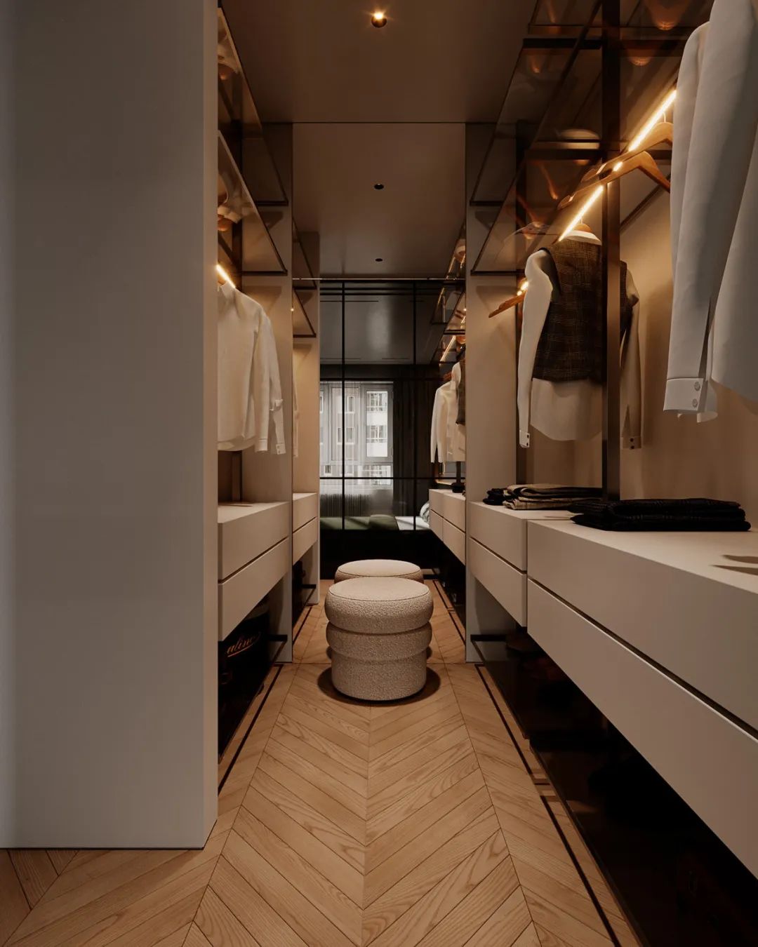 简约轻奢大平层设计丨BODES Studio-39