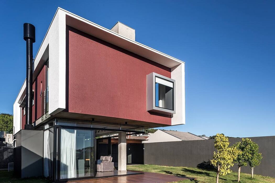 巴西环保区内的悬浮之家-9