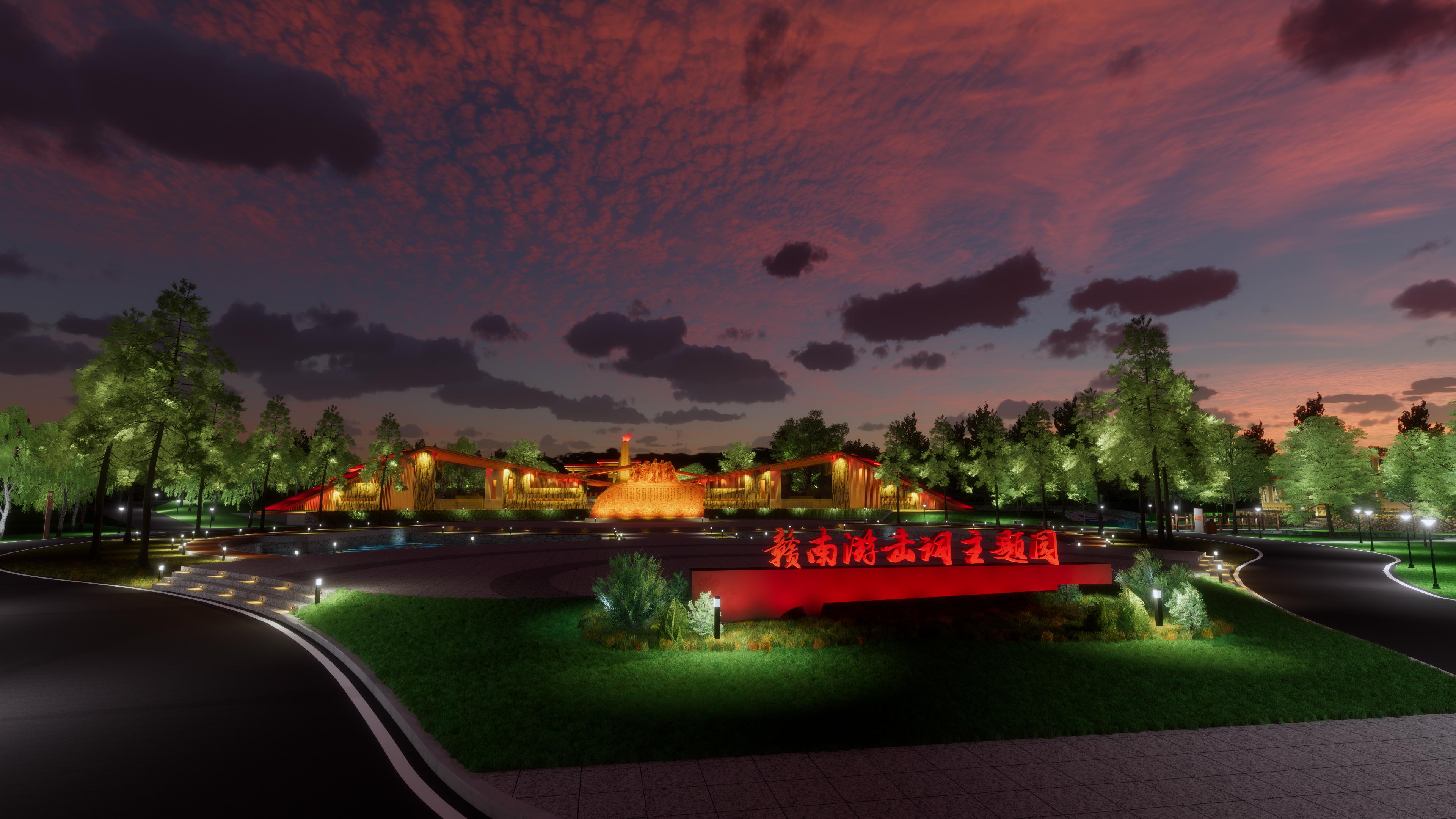 赣南游击词纪念园 景观规划设计 红色文化游击战争-18