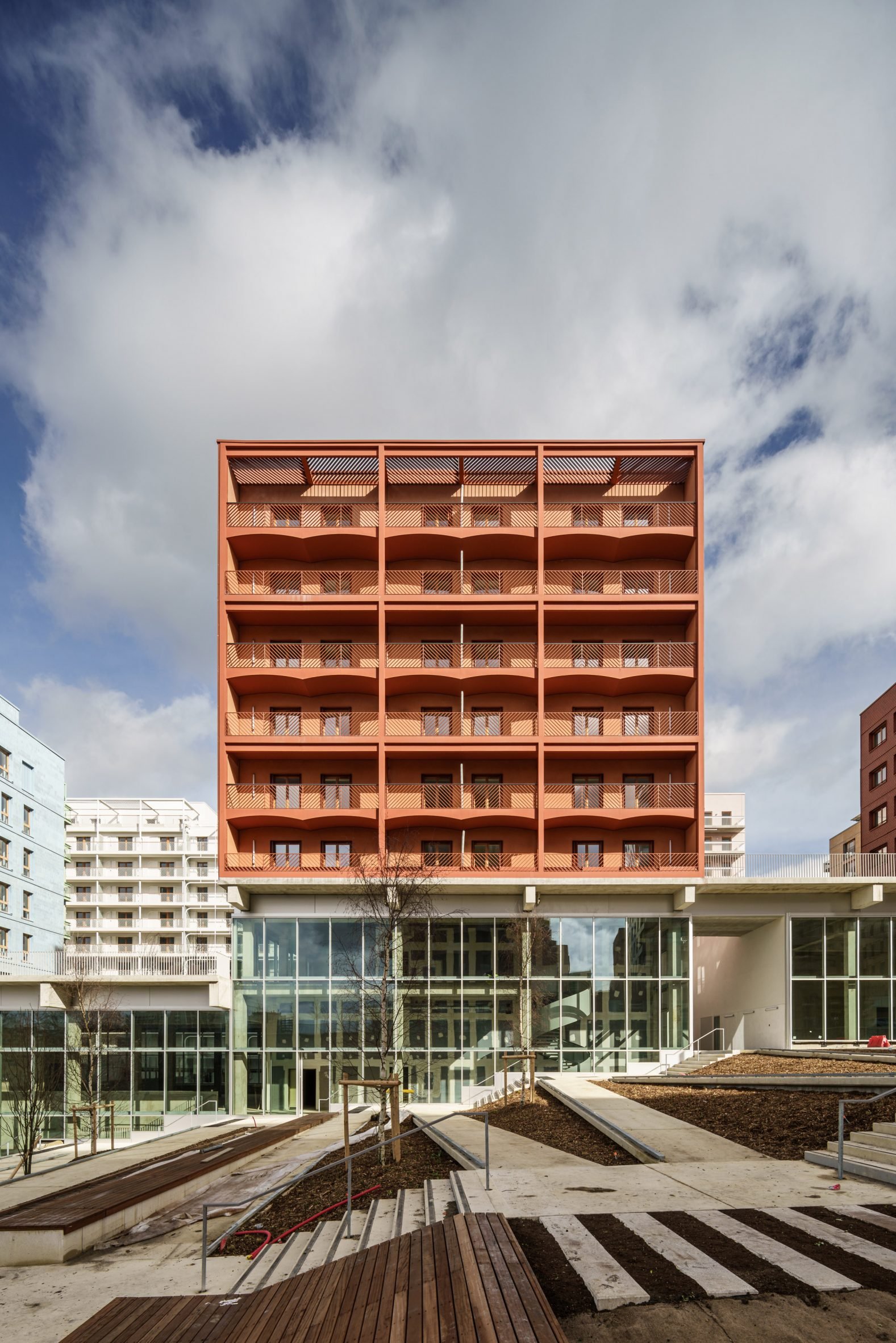 Brenac & Gonzalez & Associés completes trio of apartment blocks for Athletes' Village in Paris-17