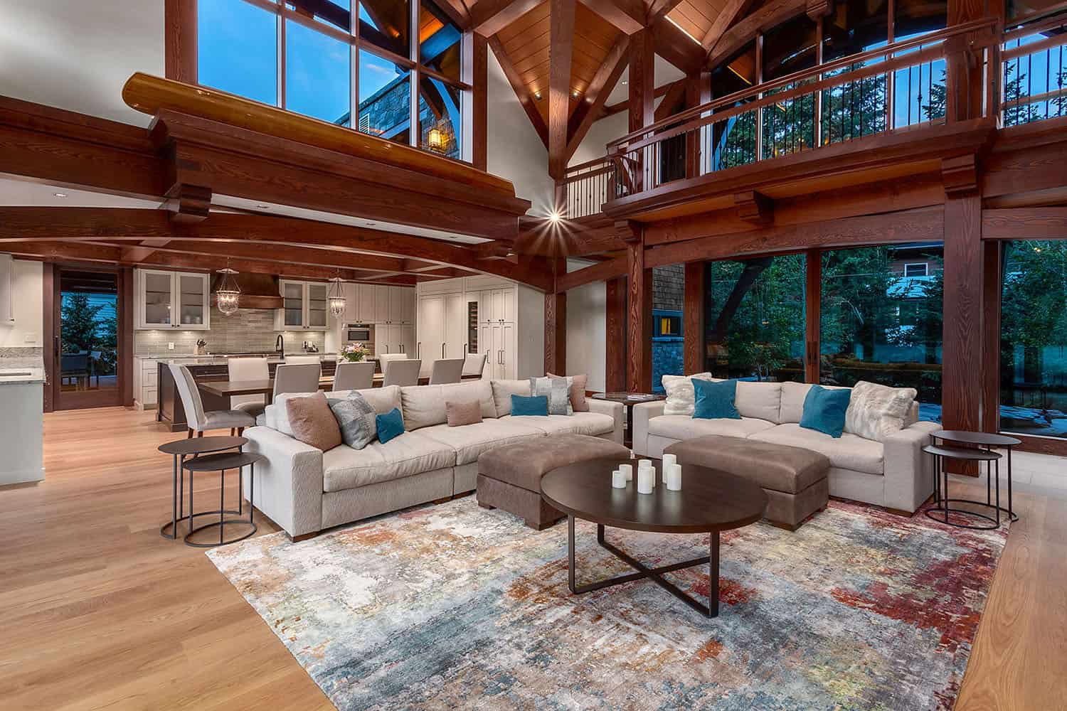 Modern timber frame home in Whistler designed for entertaining-30