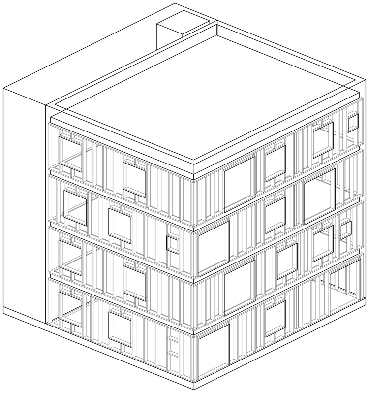 不来梅立方体 · 模块化预制木材系统实现多样化住房组合-16