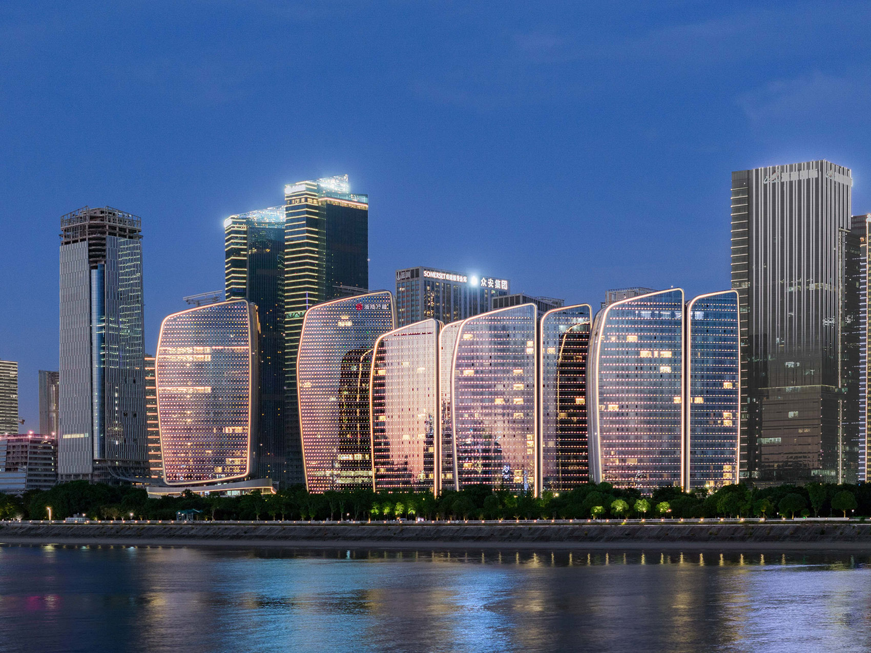 观雲钱塘城丨中国杭州丨Aedas-55