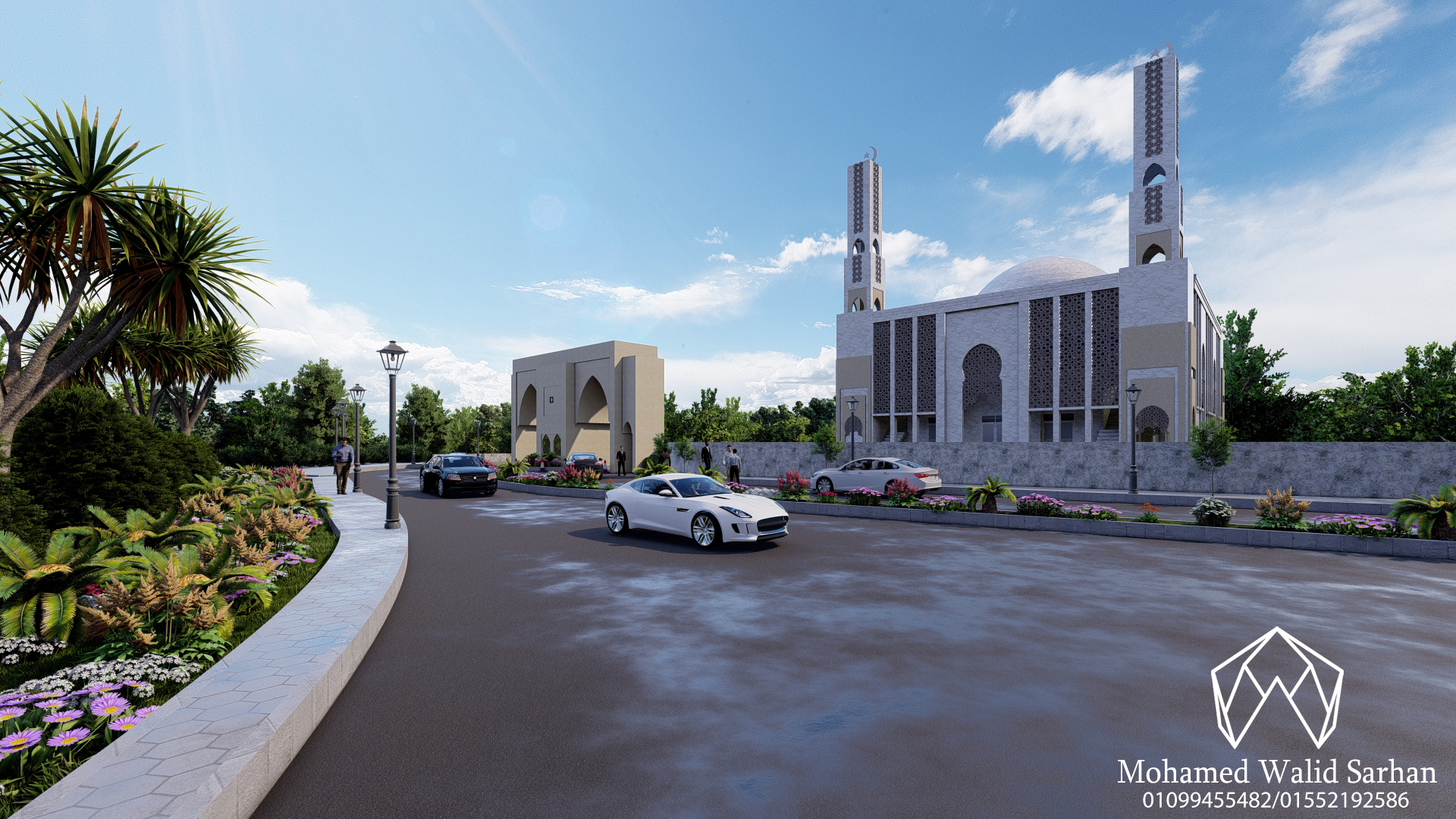 Landscape of a university in Jordan-1